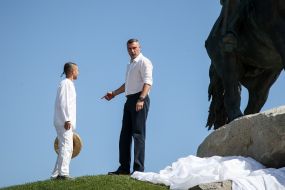 Vladimir Zhuravel and Vitali Klitschko