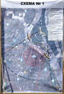Demonstration of the scheme of a probable zone of continuous mortar damage