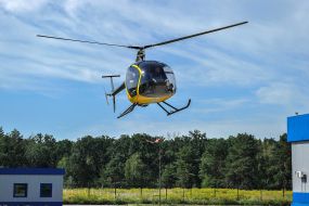 Helicopter company "Cesar" in the air
