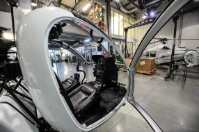 Helicopter of light sample at the enterprise "Cesara"