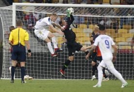 The game moment of the match