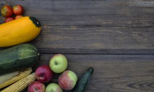 Vegetables and fruits on the table