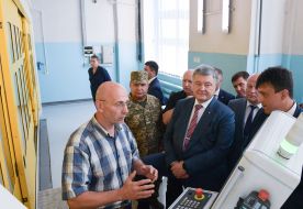 Petro Poroshenko visited the State joint-stock holding company "Artem" in Kiev