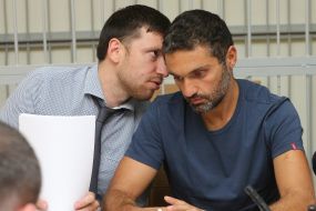 Alexey Tamrazov with lawyer