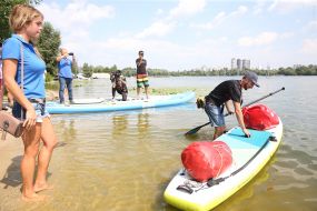 Anton Bondarenko on SUP-board