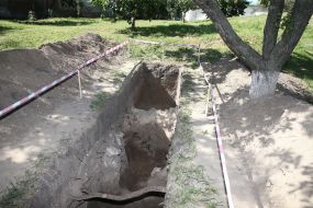 Discovery of the remains of the fortifications of the XII century
