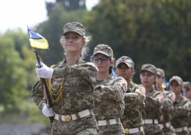 Выпускницы Национального университета обороны