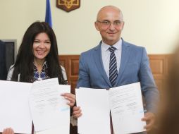 Ruslana Lyzhichko and Sergey Savchuk