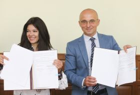 Ruslana Lyzhichko and Sergey Savchuk