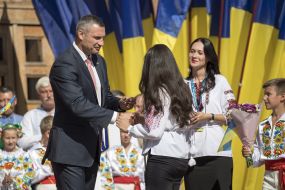 Peter Potchein and Vitali Klitschko