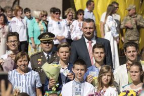 Nina Branovitskaya, Peter Potchein and Vitali Klitschko