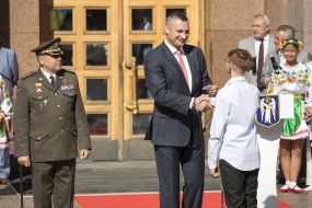 Peter Potchein and Vitali Klitschko