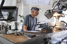 Worker of Lutsk repair factory "Motor"