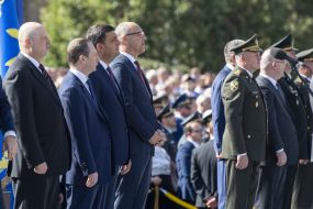 Alexander Turchinov, Igor Rainin, Vladimir Groisman and Andrei Parubiy