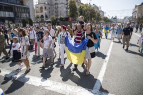 Celebrating Independence Day in Kiev