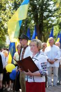Participants in the celebration of Independence Day