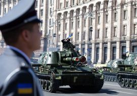 Военный парад ко Дню Независимости в Киеве