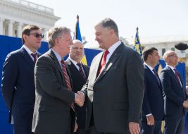 John Bolton, Yury Lutsenko, Petro Poroshenko