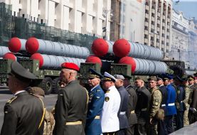 Military parade for the Independence Day in Kiev