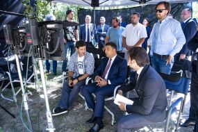 Yevgeny Nishchuk, Vladimir Groisman and Akhtem Seytablayev