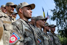 Soldiers of the special unit KORD
