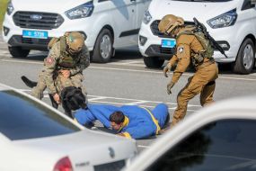 Soldiers of the special unit KORD