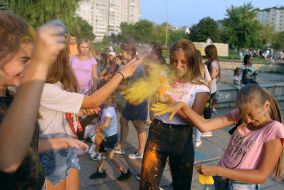 The festival of colors Holi