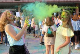 The festival of colors Holi