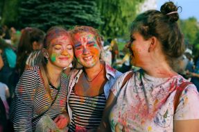 The festival of colors Holi