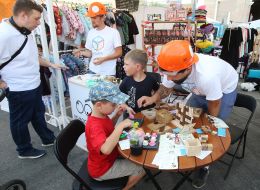 Children take part in the master class