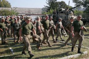 Army servicemen-reservists of the Armed Forces