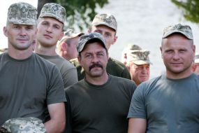 Army servicemen-reservists of the Armed Forces