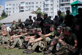 Army servicemen-reservists of the Armed Forces