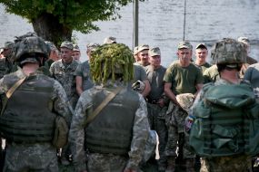 Army servicemen-reservists of the Armed Forces