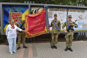 Soldiers of the 55th Art Bird "Zaporizka Sich"