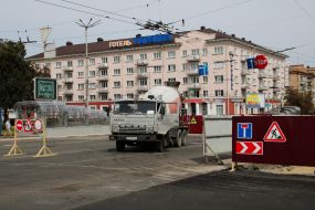 Repair work in Chernigov