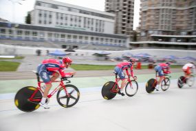 Велосипедисти під час заїзду