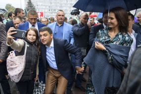 Vladimir Groisman with his wife Elena