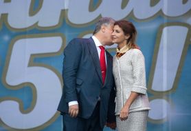 Петр Порошенко с супругой Мариной