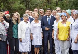 Володимир Гройсман та Уляна Супрун
