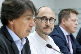 Sergey Kharchuk, Sergey Gusovsky and Andriy Osadchuk