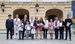 Awarding the laureates of the "Hero-Rescuer of the Year" prize