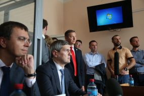 Sergey Rybalka, Oleg Lyashko. Vladimir Omelyan and Alexander Lysak