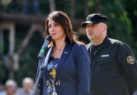 Alexander Turchinov and Irina Freeze