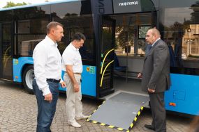 Presentation of the municipal bus "Electron"