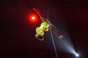 Speech of an air gymnast
