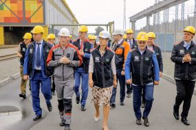 Kirsty Kalyulayd visited Interpipe Steel Plant