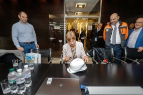 Kirsty Kalyulayd visited Interpipe Steel Plant