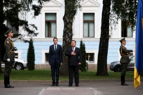 Stepan Poltorak and Gavin Williamson