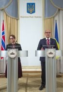 Andrey Parubiy and Tone Wilhelmsen Tryoen